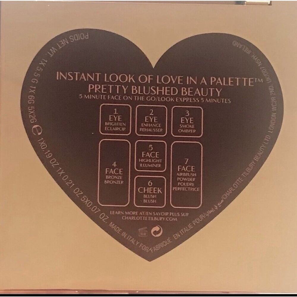 Charlotte Tilbury Instant Look of Love Palette PRETTY BLUSHED BEAUTY ~ pls read - Picture 9 of 9